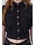 Fh Fashionhere 0663 Crop Ceket - Siyah 4