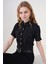 Fh Fashionhere 0663 Crop Ceket - Siyah 5