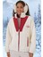 5194 Peluş Mont Ceket - Bordo 5