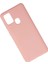 Samsung Galaxy A21S Kılıf Nano Içi Kadife Silikon - Pudra Yktsn 2