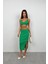 Fh Fashionhere Crop Büstiyer Yırtmaçlı Etek Takım 1