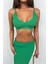 Fh Fashionhere Crop Büstiyer Yırtmaçlı Etek Takım 3