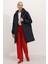 Fh Fashionhere 5138 Kapitone Uzun Şişme Mont - Lacivert 3