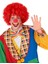 Kırmızı Renk Kıvırcık Afro Bonus Peruk (4767) - 1OL1074-3947 3