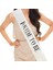 Beyaz Üzeri Gümüş Büyük Bride To Be Yazılı Simli Işıltılı Kuşak Kemer 1 - 1OL3064-9934 1