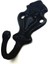 Antika Tarz Dekoratif Pirinç Tekli Askı - Oksit - 1OL7012-7833 1