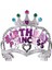 Gümüş Renk Taç Üzeri Pembe Birthday Prenses Yazılı Çocuk Parti Tacı 11X12 C - 1OL3675-2597 2