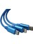 3 In 1 Mavi Şarj Kablosu (4767) - 1OL9518-2467 2