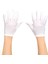 Beyaz Renk Yetişkin Boy Likralı Gösteri Eldiveni (4767) - 1OL1517-7080 1