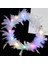LED Işıklı Rengarenk Yanan 3 Fonksiyonlu Otrişli Parti Tacı Beyaz Renk 12X12 cm - 1OL7651-7749 2