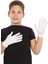 Beyaz Renk Çocuk Boy Likralı Pandomim Eldiveni (4767) - 1OL9439-3608 1