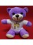Aşık Çiftler Tişörtlü Mor Peluş Ayıcık - BKS1300-8388 1