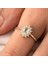1.05 Karat Green Topaz Taşlı 0.30 Karat Pırlanta(Signty)Taşlı Vintage Tasarım 925 Ayar Gümüş Yüzük 3