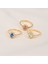 1.05 Karat Green Topaz Taşlı 0.30 Karat Pırlanta(Signty)Taşlı Vintage Tasarım 925 Ayar Gümüş Yüzük 6