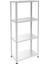 4 Katlı Galvaniz Çelik Raf - Depo, Arşiv, Kiler, Dosya, Market Rafı - 31x60 cm-100 cm-1.00 mm 1