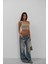 Fh Fashionhere Tek Omuz Crop Bluz 2