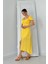 Fh Fashionhere Sarı Prenses Yaka Elbise 5