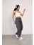 Fh Fashionhere Praşut Kumaş Paça Cepli Baggy Eşofman - Antrasit 1