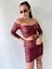 Fh Fashionhere Kadın Büzgülü Deri Etek Takım Fırsat Ürün 1
