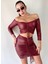 Fh Fashionhere Kadın Büzgülü Deri Etek Takım Fırsat Ürün 2