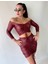 Fh Fashionhere Kadın Büzgülü Deri Etek Takım Fırsat Ürün 3