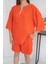 Fh Fashionhere Oranj Şort ve Üst Takım 3