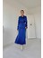 Fh Fashionhere Saks Biyeli Gömlek ve Etek Takım 1