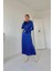 Fh Fashionhere Saks Biyeli Gömlek ve Etek Takım 2