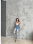 Fh Fashionhere Diz Yırtık Varaklı Mom Kot Pantolon - Gümüş 3