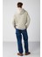 Draco Erkek Yumuşacık Kumaşlı Örme 3 Iplik Oversize Kapüşonlu Kanguru Cepli Taş Rengi Sweatshirt 6