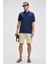 Laporte Erkek Dokulu Kumaşlı Slim Fit Lacivert Polo Yaka T-Shirt 2