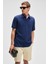 Laporte Erkek Dokulu Kumaşlı Slim Fit Lacivert Polo Yaka T-Shirt 3
