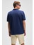 Laporte Erkek Dokulu Kumaşlı Slim Fit Lacivert Polo Yaka T-Shirt 7