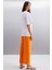 Nıtza Kadın %100 Pamuk Oversize Bisiklet Yaka Beyaz T-shirt 5