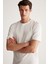 Rudy Erkek Slim Fit %100 Pamuklu Orta Kalınlıkta Beyaz T-Shirt 2