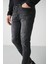 Faır Erkek Yıpratmalı Skınny Kalıplı Kalın Dokulu Esnek Gri Jeans 3