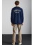 Brıstol Erkek 3 Iplik Içi Şardonlu Regular Sırt Baskı Detaylı Kol Şeritli Lacivert Sweatshirt 6