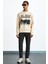 YANKE Erkek Pamuk-Polyester Boğazlı Bej Sweatshirt 2