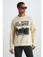 YANKE Erkek Pamuk-Polyester Boğazlı Bej Sweatshirt 4