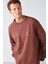 Fareast Relaxed Oversize Kahverengi Sweatshirt 2