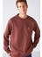 Fareast Relaxed Oversize Kahverengi Sweatshirt 3