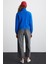 MEYBELIN Kadın %100 Pamuk Organik Cotton Mavi Sweatshirt 3