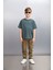 OCTAVE Erkek Oversize Yeşil T-Shirt 2