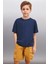 OCTAVE Erkek Oversize Lacivert T-Shirt 1