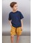 OCTAVE Erkek Oversize Lacivert T-Shirt 3