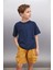 OCTAVE Erkek Oversize Lacivert T-Shirt 5