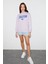 Ivory Kadın Oversize Lila Sweatshirt 6