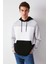 Clyde Erkek Bloklu Kapüşonlu Kordonlu Içi Polarlı Siyah Sweatshirt 2