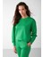 Lona Basic Relaxed Yeşil Sweatshirt 1