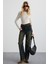 Yensı Kadın Viscon Yuvarlak Yaka Slim Fit Ekru Bluz 2